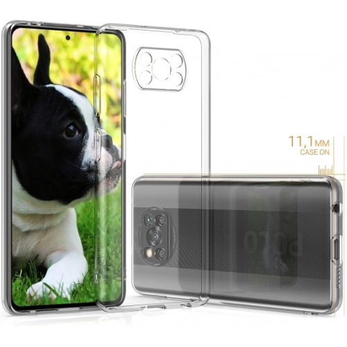 Xiaomi Poco X3 Pro Kılıf Kamera Korumalı Esnek Silikon Kapak - Şeffaf