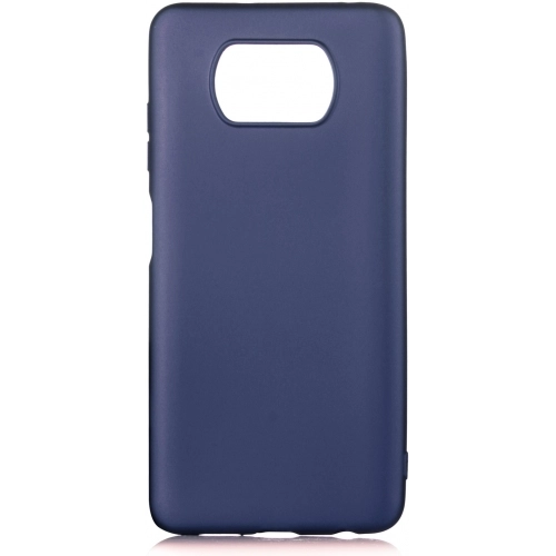 Xiaomi Poco X3 NFC Kılıf İnce Soft Mat Renkli Esnek Silikon Kapak - Lacivert