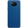 Xiaomi Poco X3 NFC Kılıf İnce Soft Mat Renkli Esnek Silikon Kapak - Lacivert