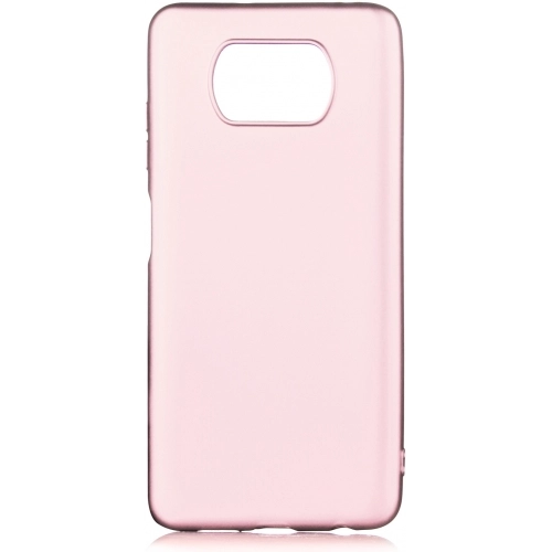 Xiaomi Poco X3 NFC Kılıf İnce Soft Mat Renkli Esnek Silikon Kapak - Rose Gold