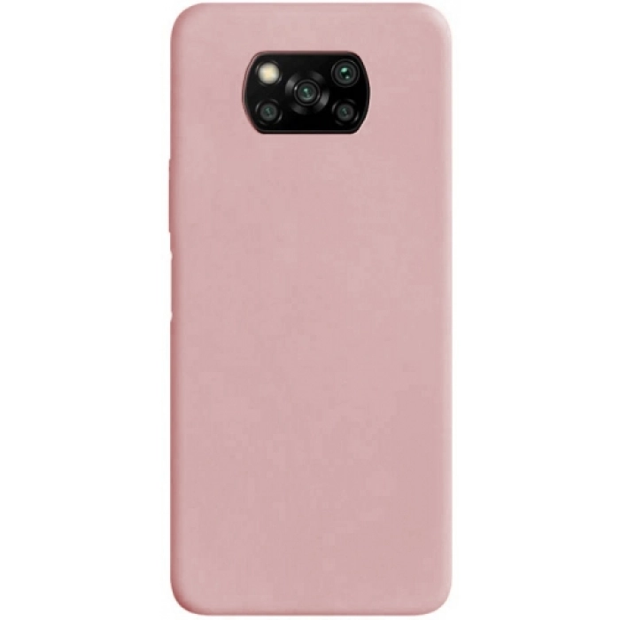 Xiaomi Poco X3 NFC Kılıf İnce Soft Mat Renkli Esnek Silikon Kapak - Rose Gold
