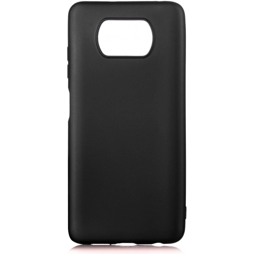 Xiaomi Poco X3 NFC Kılıf İnce Soft Mat Renkli Esnek Silikon Kapak - Siyah