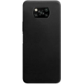 Xiaomi Poco X3 NFC Kılıf İnce Soft Mat Renkli Esnek Silikon Kapak - Siyah