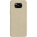 Xiaomi Poco X3 Pro Kılıf İnce Soft Mat Renkli Esnek Silikon Kapak - Gold