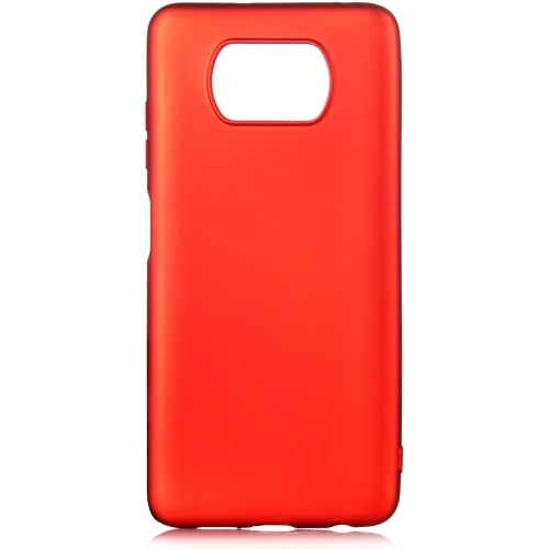 Xiaomi Poco X3 Pro Kılıf İnce Soft Mat Renkli Esnek Silikon Kapak - Kırmızı