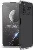 Xiaomi Poco X4 Pro Kılıf 3 Parçalı 360 Tam Korumalı Rubber AYS Kapak  - Gri Siyah