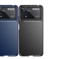 Xiaomi Poco X4 Pro Kılıf Silikon Parmak İzi Bırakmayan Karbon Soft Negro Kapak - Siyah