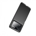 Xiaomi Poco X4 Pro Kılıf Silikon Parmak İzi Bırakmayan Karbon Soft Negro Kapak - Siyah
