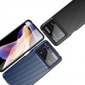 Xiaomi Poco X4 Pro Kılıf Silikon Parmak İzi Bırakmayan Karbon Soft Negro Kapak - Siyah