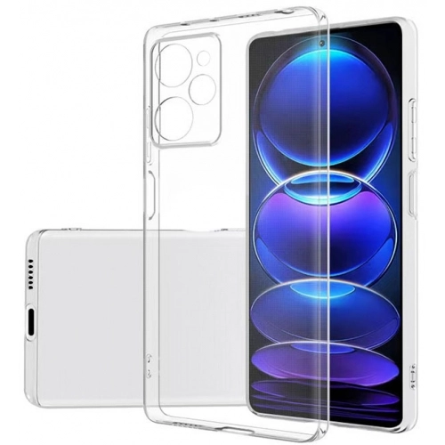 Xiaomi Poco X5 Pro Kılıf Kamera Korumalı Esnek Silikon Kapak - Şeffaf