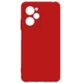 Xiaomi Poco X5 Pro Kılıf Silikon Mat Esnek Kamera Korumalı Biye Kapak - Kırmızı
