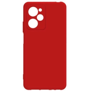 Xiaomi Poco X5 Pro Kılıf Silikon Mat Esnek Kamera Korumalı Biye Kapak - Kırmızı