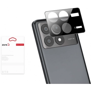 Xiaomi Poco X6 Pro Kamera Lens 3D Koruyucu Cam  - Siyah