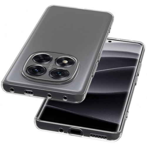 Xiaomi Poco X7 Kılıf Kamera Korumalı Esnek Silikon Kapak - Şeffaf