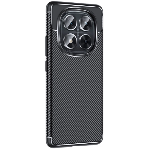 Xiaomi Poco X7 Kılıf Silikon Parmak İzi Bırakmayan Karbon Soft Negro Kapak - Siyah