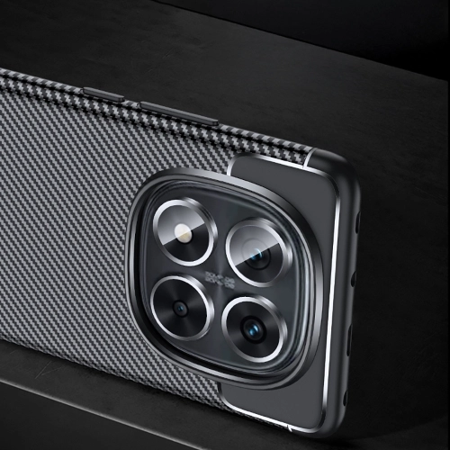 Xiaomi Poco X7 Kılıf Silikon Parmak İzi Bırakmayan Karbon Soft Negro Kapak - Siyah