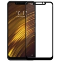 Xiaomi Pocophone F1 Ekran Koruyucu Fiber Tam Kaplayan Nano - Siyah