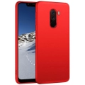 Xiaomi Pocophone F1 Kılıf İnce Soft Mat Renkli Esnek Silikon Kapak - Kırmızı