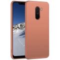 Xiaomi Pocophone F1 Kılıf İnce Soft Mat Renkli Esnek Silikon Kapak - Rose Gold