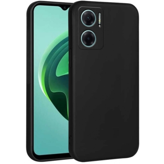 Xiaomi Redmi 10 5G Kılıf İnce Soft Mat Renkli Esnek Silikon Kapak - Siyah