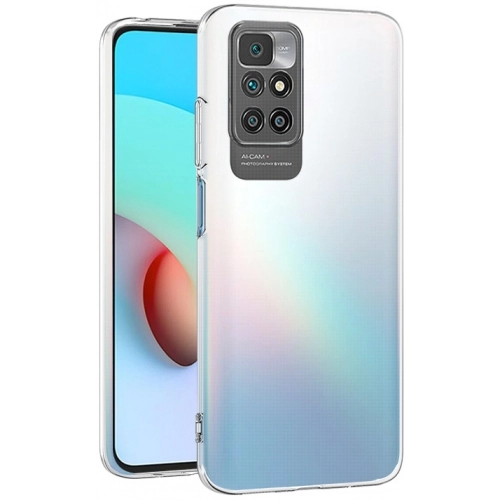 Xiaomi Redmi 10 Kılıf Kamera Korumalı Esnek Silikon Kapak - Şeffaf