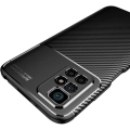 Xiaomi Redmi 10 Kılıf Silikon Parmak İzi Bırakmayan Karbon Soft Negro Kapak - Siyah