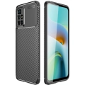 Xiaomi Redmi 10 Kılıf Silikon Parmak İzi Bırakmayan Karbon Soft Negro Kapak - Siyah