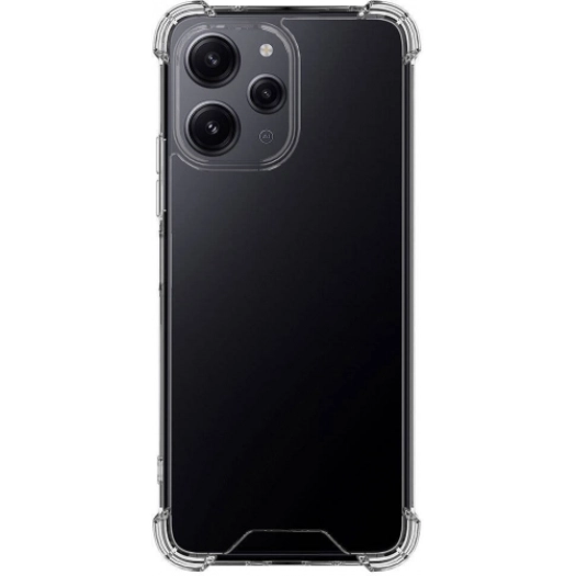 Xiaomi Redmi 12 Kılıf Silikon Köşe Korumalı Airbag Darbe Emici Kapak - Şeffaf