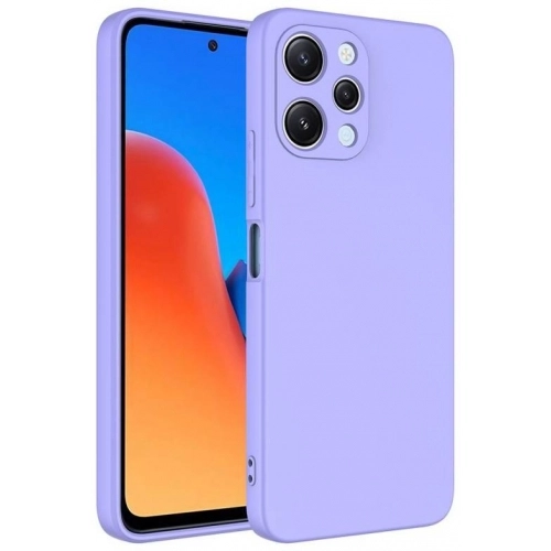 Xiaomi Redmi 12C Kılıf İçi Kadife Mat Mara Lansman Silikon Kapak  - Lila