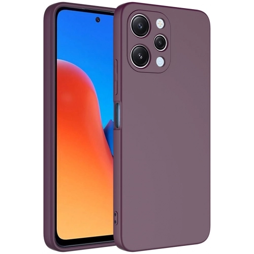 Xiaomi Redmi 12C Kılıf İçi Kadife Mat Mara Lansman Silikon Kapak - Siyah