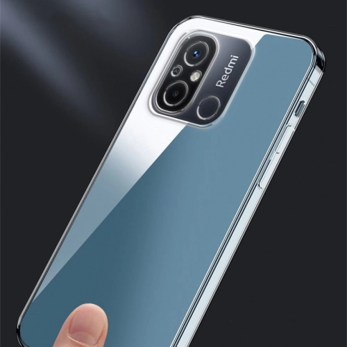 Xiaomi Redmi 12C Kılıf Kamera Korumalı Esnek Silikon Kapak - Şeffaf