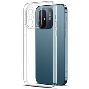 Xiaomi Redmi 12C Kılıf Kamera Korumalı Esnek Silikon Kapak - Şeffaf