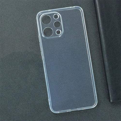 Xiaomi Redmi 12C Kılıf Kamera Korumalı Esnek Silikon Kapak - Şeffaf