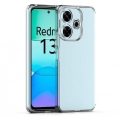 Xiaomi Redmi 13 4G Kılıf Kamera Korumalı Esnek Silikon Kapak - Şeffaf