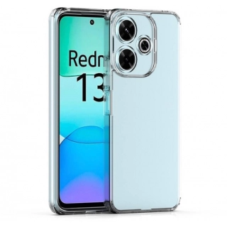 Xiaomi Redmi 13 4G Kılıf Kamera Korumalı Esnek Silikon Kapak - Şeffaf