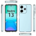 Xiaomi Redmi 13 4G Kılıf Kamera Korumalı Esnek Silikon Kapak - Şeffaf