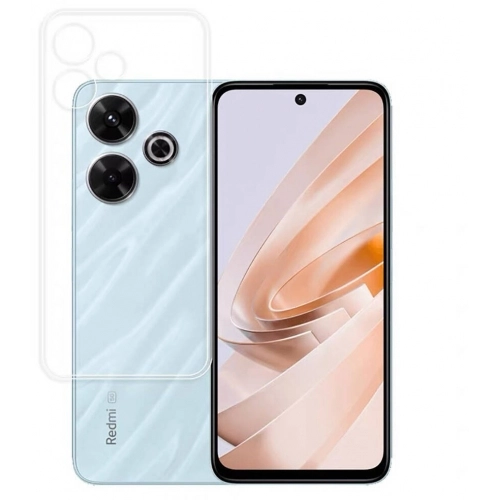 Xiaomi Redmi 13 4G Kılıf Kamera Korumalı Esnek Silikon Kapak - Şeffaf