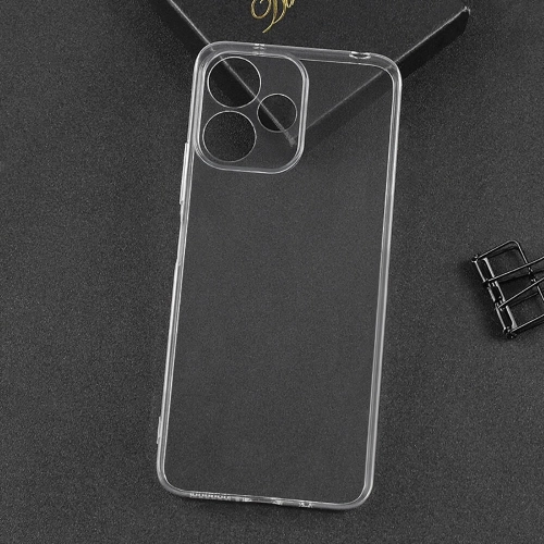 Xiaomi Redmi 13 4G Kılıf Kamera Korumalı Esnek Silikon Kapak - Şeffaf