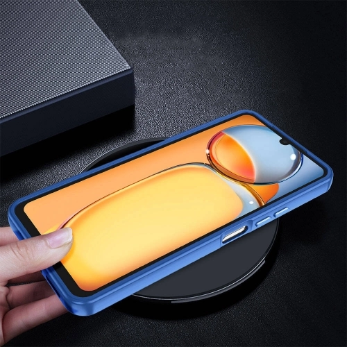 Xiaomi Redmi 13C Kılıf Electro Silikon Renkli Flora Kapak - Siyah