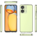 Xiaomi Redmi 13C Kılıf Lux Korumalı Kenarları Silikon Arkası Sert Coss Kapak - Şeffaf