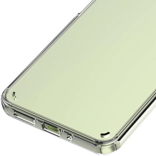 Xiaomi Redmi 13C Kılıf Lux Korumalı Kenarları Silikon Arkası Sert Coss Kapak - Şeffaf