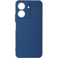 Xiaomi Redmi 13C Kılıf Silikon Mat Esnek Kamera Korumalı Biye Kapak - Lacivert