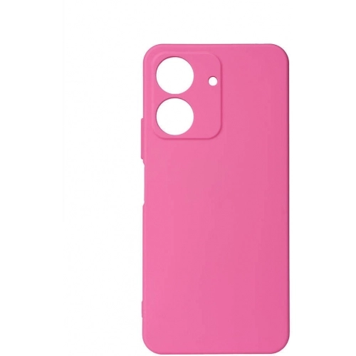 Xiaomi Redmi 13C Kılıf Silikon Mat Esnek Kamera Korumalı Biye Kapak - Pembe