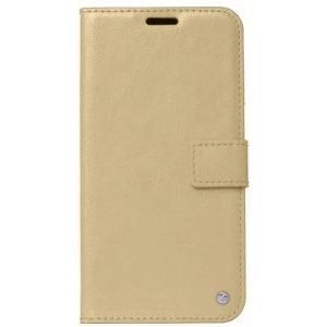 Xiaomi Redmi 13C Kılıf Standlı Kartlıklı Cüzdanlı Kapaklı - Gold