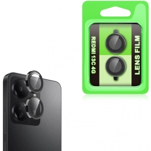 Xiaomi Redmi 13C Lens Kamera Koruyucu Parmak İzi Bırakmaz CL-07 - Siyah