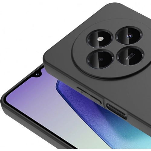 Xiaomi Redmi 14C 4G Kılıf İçi Kadife Mat Mara Lansman Silikon Kapak - Koyu Yeşil