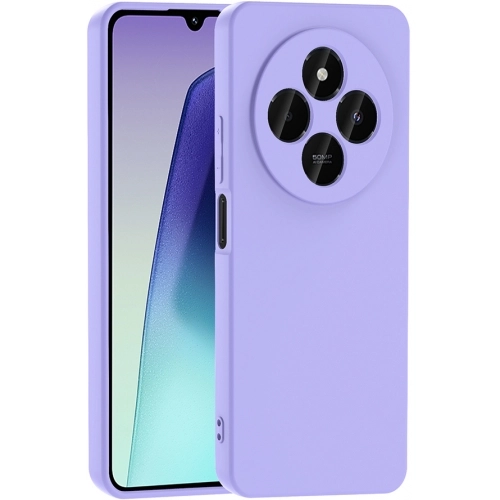 Xiaomi Redmi 14C 4G Kılıf İçi Kadife Mat Mara Lansman Silikon Kapak  - Lila