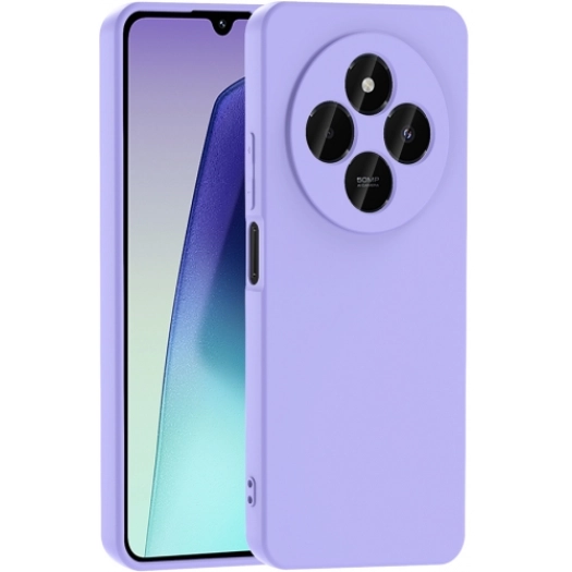 Xiaomi Redmi 14C 4G Kılıf İçi Kadife Mat Mara Lansman Silikon Kapak  - Lila