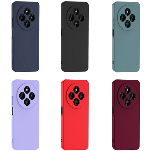 Xiaomi Redmi 14C 4G Kılıf İçi Kadife Mat Mara Lansman Silikon Kapak - Siyah