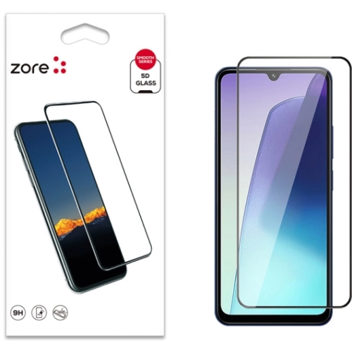 Xiaomi Redmi 14C 4G Kırılmaz Cam Tam Kapatan Kenarları Kırılmaya Dayanıklı Cam Ekran Koruyucu - Siyah